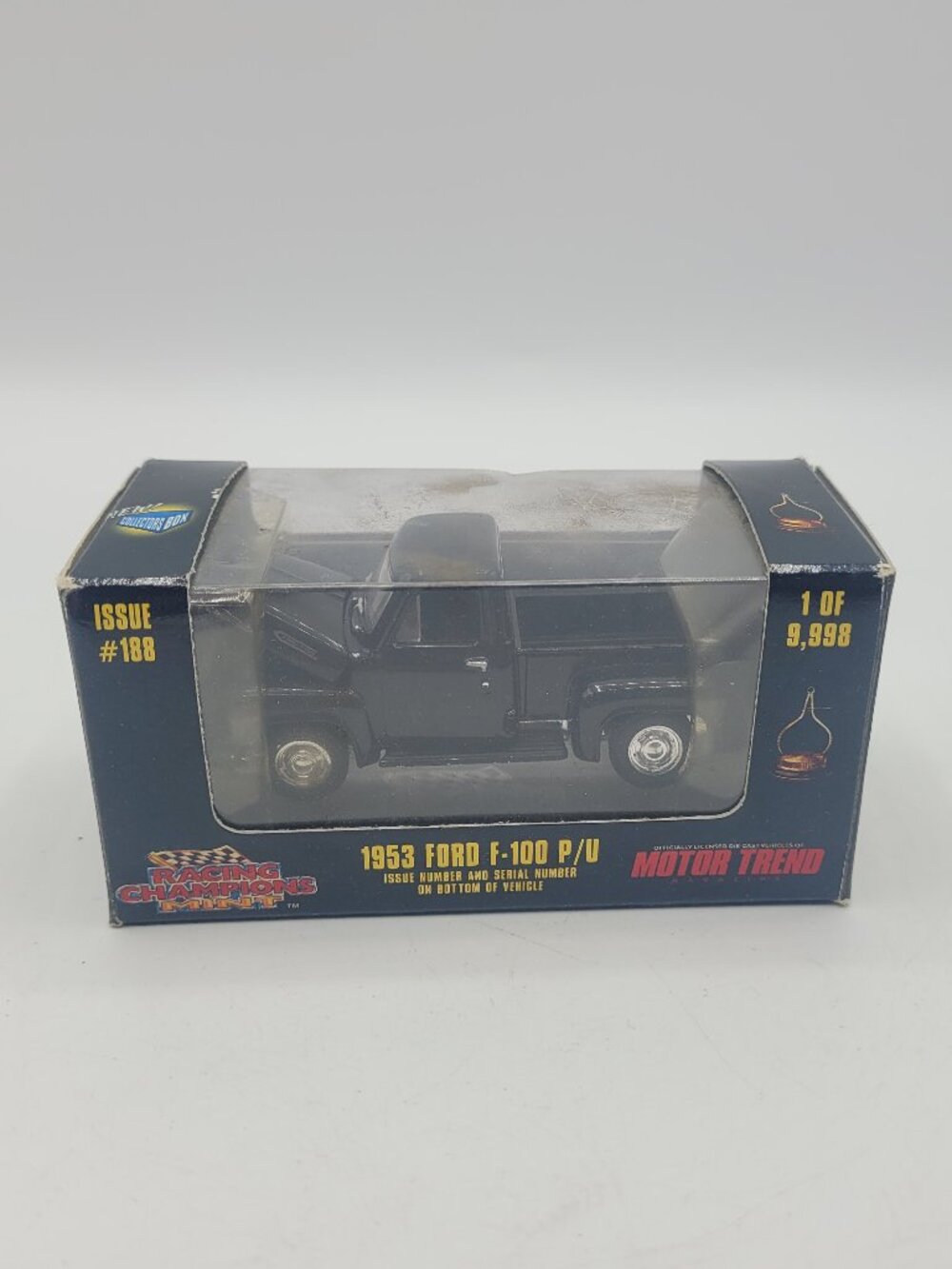 1998 Racing Champions Mint Black 1953 Ford F-100 P/U Issue #188 Diecast Truck